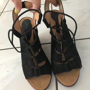 Melrose & Market Wedges, Black, Size 9, Women's